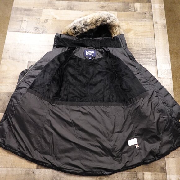 Lands’ End Insulated Cozy Fleece Lined Winter Coat Women's Small Black - Picture 10 of 12